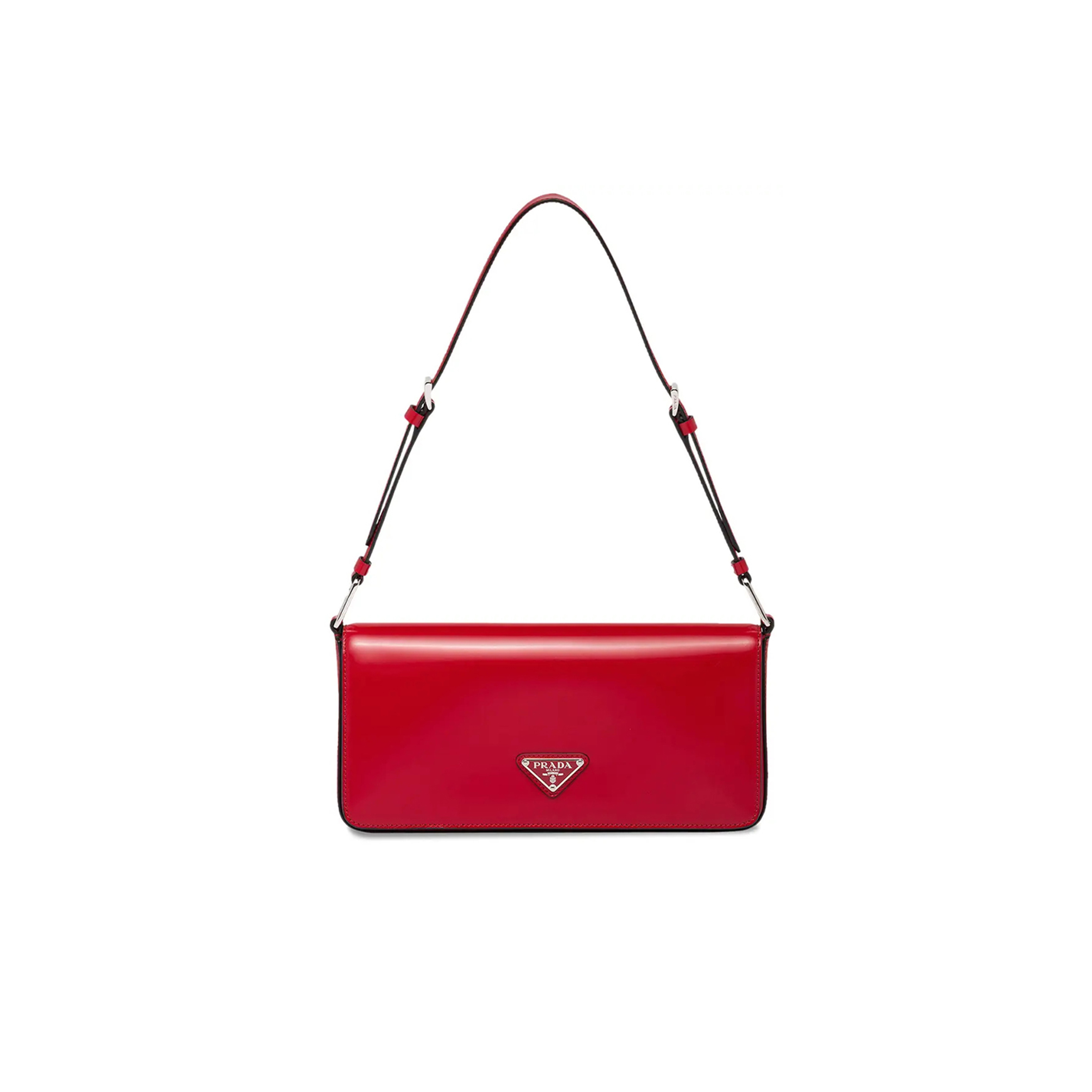 Pra*a brushed leather femme bag 1bd323 (26*12*4.8cm)